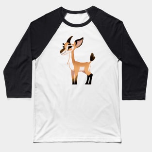 Cute Antelope Drawing Baseball T-Shirt